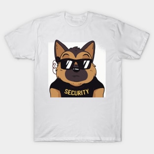 German Sheperd Security T-Shirt